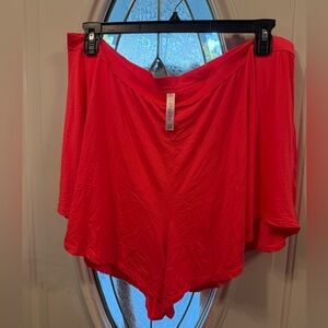 Cacique Women’s Plus Size 22/24 Orange Soft Lounge Pajama Sleep Shorts